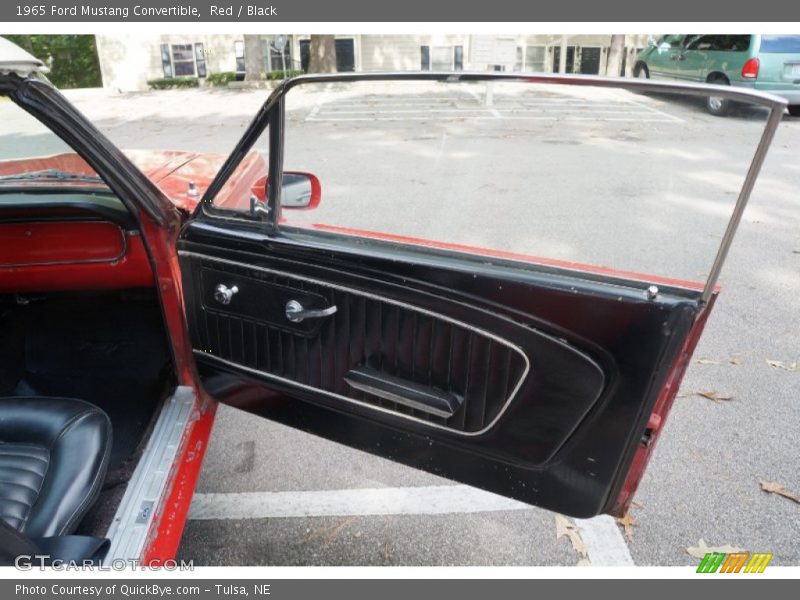 Red / Black 1965 Ford Mustang Convertible