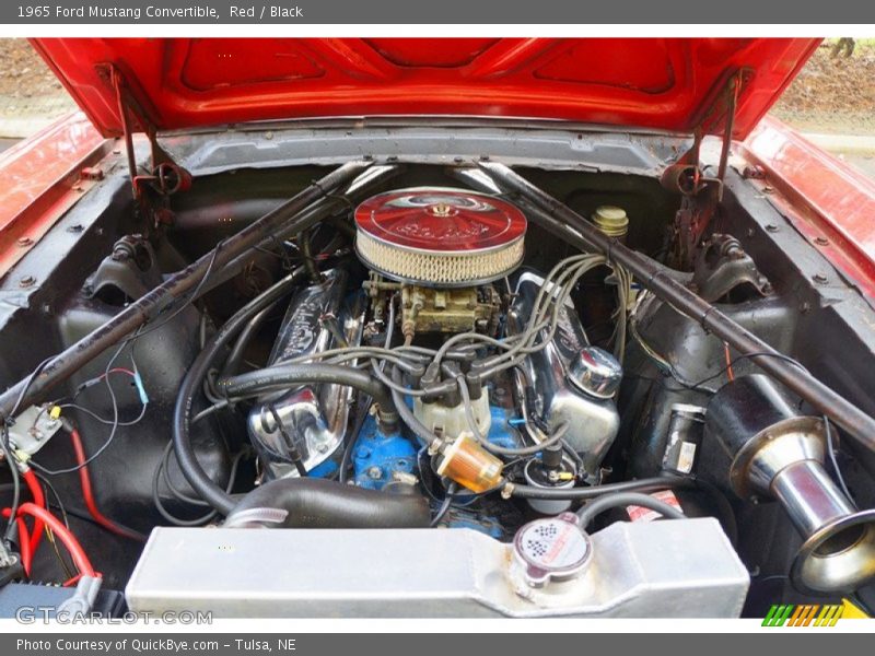 Red / Black 1965 Ford Mustang Convertible