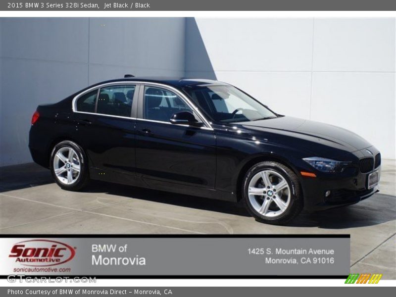 Jet Black / Black 2015 BMW 3 Series 328i Sedan
