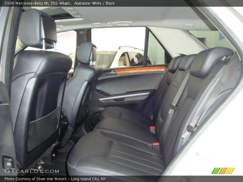 Alabaster White / Black 2006 Mercedes-Benz ML 350 4Matic