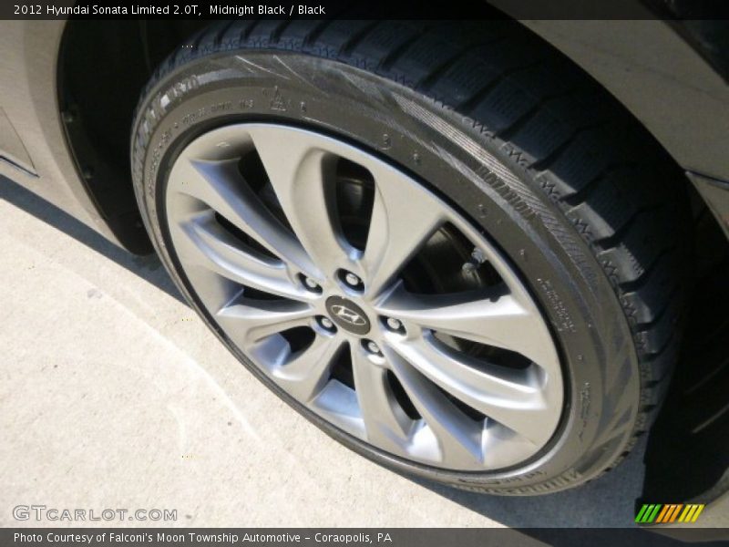 Midnight Black / Black 2012 Hyundai Sonata Limited 2.0T