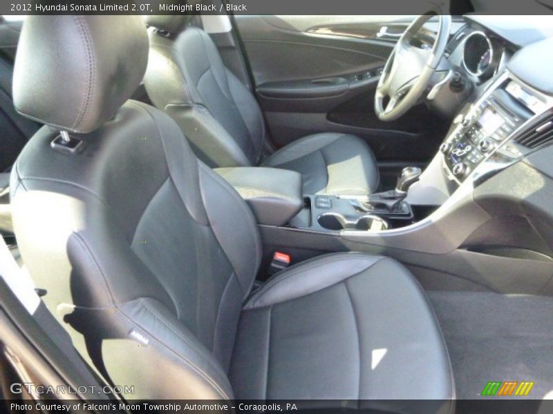 Midnight Black / Black 2012 Hyundai Sonata Limited 2.0T
