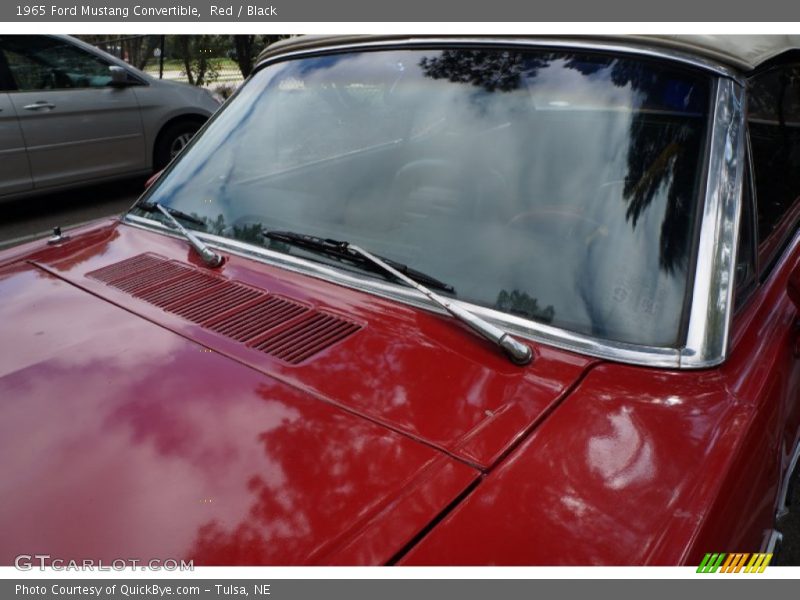 Red / Black 1965 Ford Mustang Convertible