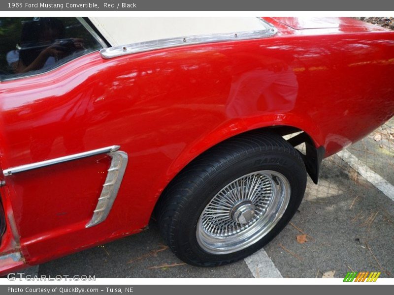 Red / Black 1965 Ford Mustang Convertible