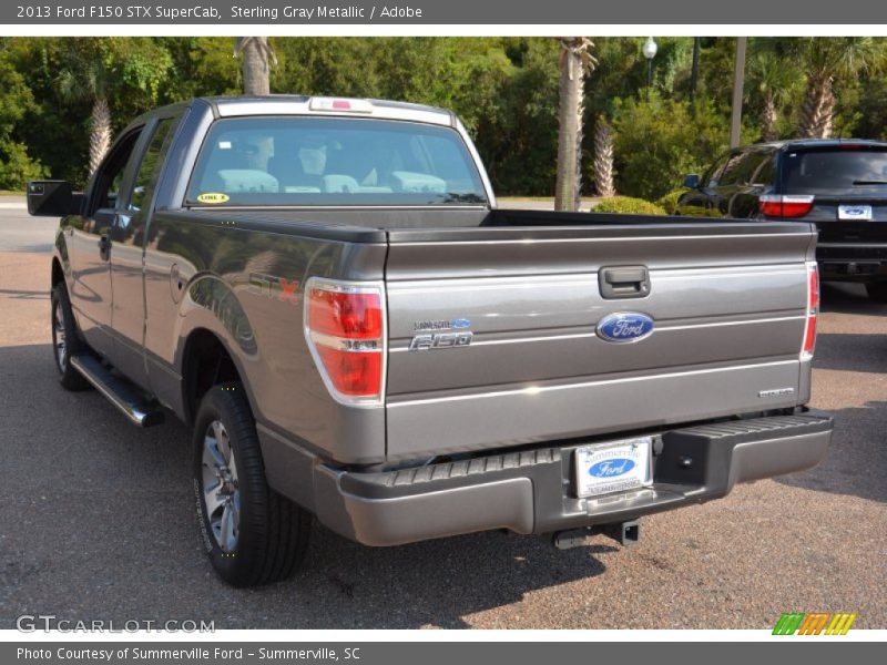 Sterling Gray Metallic / Adobe 2013 Ford F150 STX SuperCab