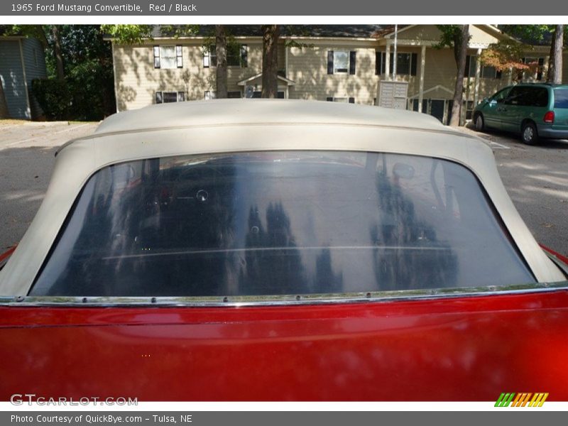 Red / Black 1965 Ford Mustang Convertible