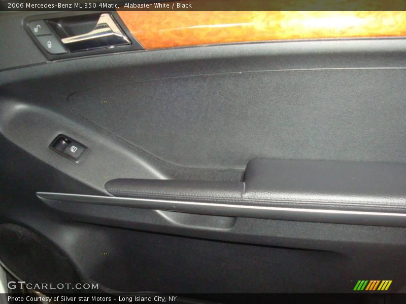 Alabaster White / Black 2006 Mercedes-Benz ML 350 4Matic