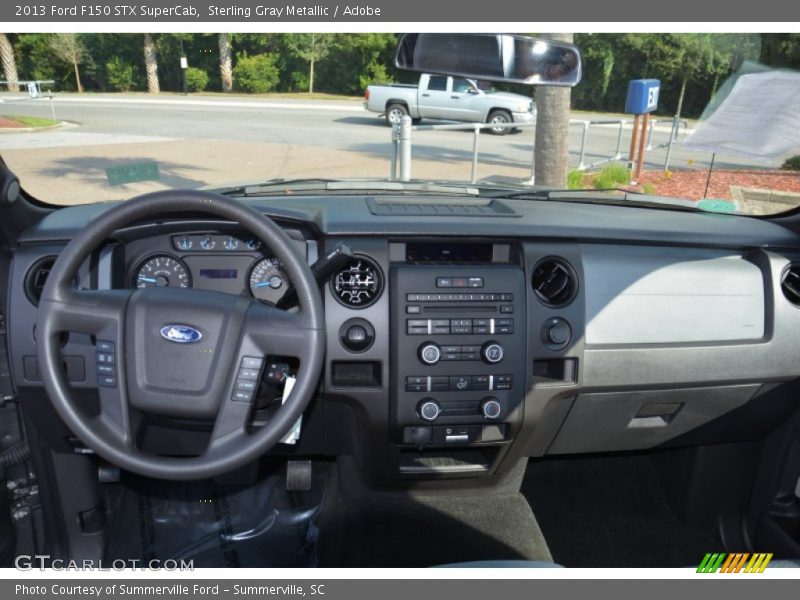 Sterling Gray Metallic / Adobe 2013 Ford F150 STX SuperCab