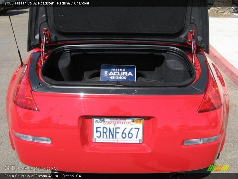Redline / Charcoal 2005 Nissan 350Z Roadster