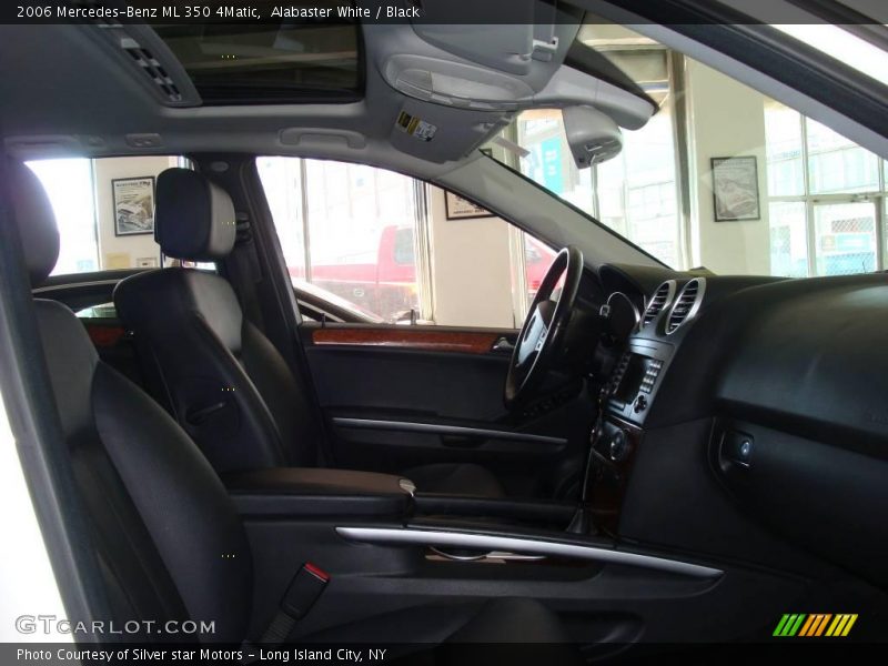 Alabaster White / Black 2006 Mercedes-Benz ML 350 4Matic