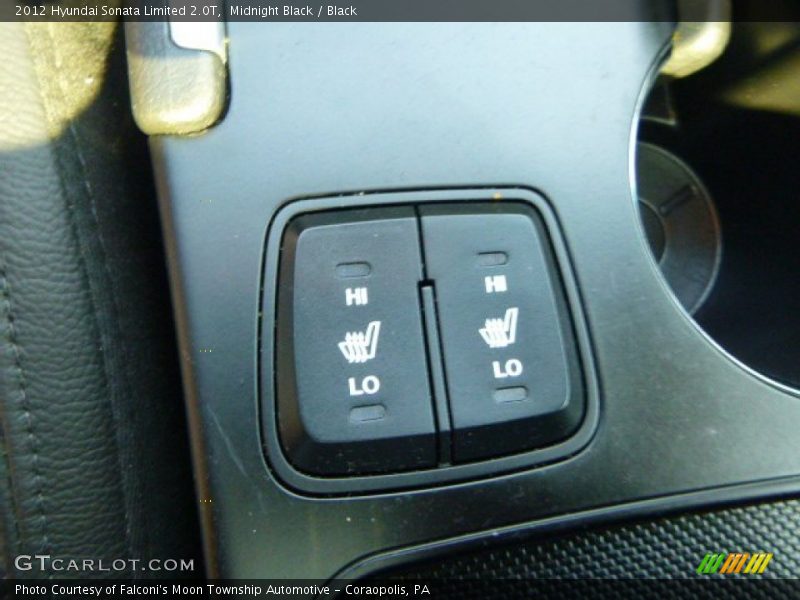 Midnight Black / Black 2012 Hyundai Sonata Limited 2.0T