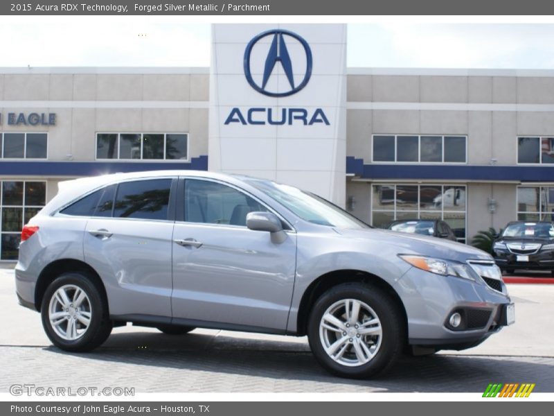 Forged Silver Metallic / Parchment 2015 Acura RDX Technology