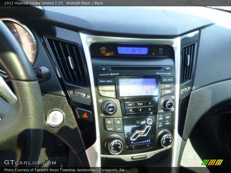 Midnight Black / Black 2012 Hyundai Sonata Limited 2.0T