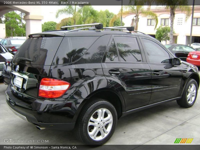 Black / Macadamia 2006 Mercedes-Benz ML 350 4Matic