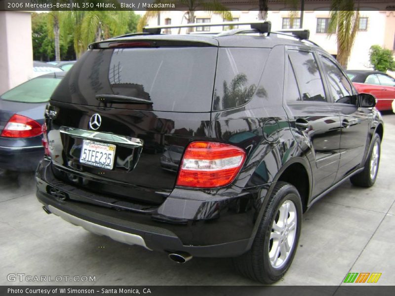 Black / Macadamia 2006 Mercedes-Benz ML 350 4Matic