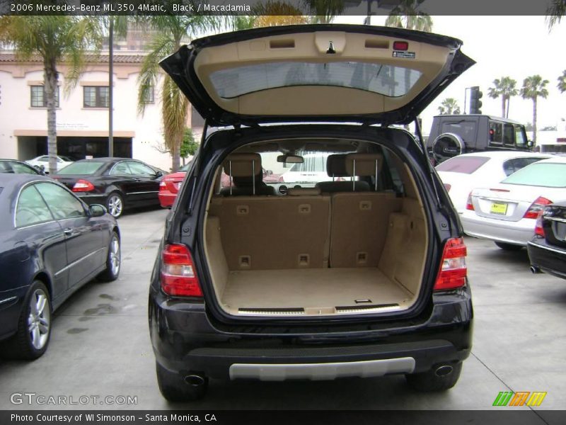 Black / Macadamia 2006 Mercedes-Benz ML 350 4Matic
