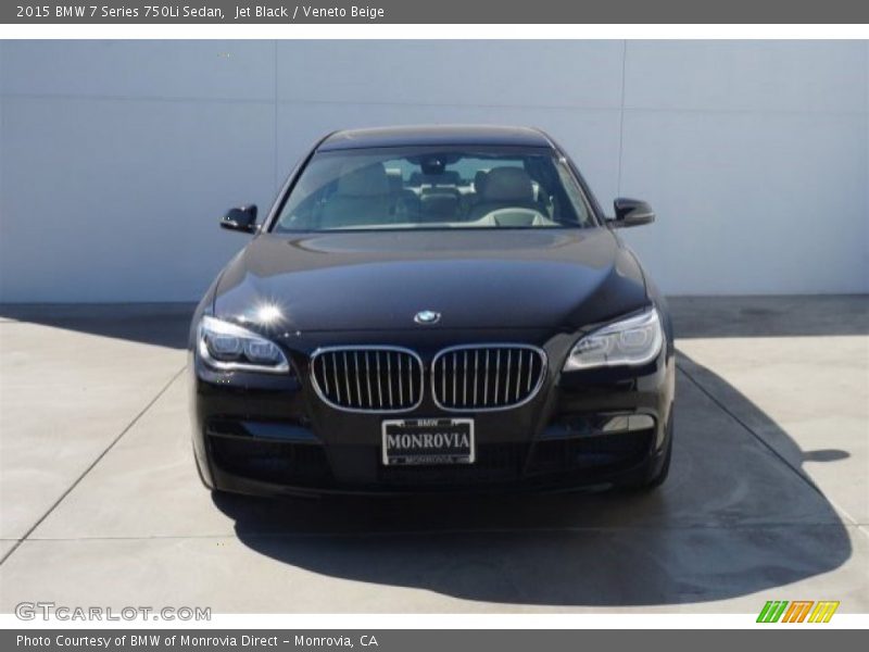 Jet Black / Veneto Beige 2015 BMW 7 Series 750Li Sedan