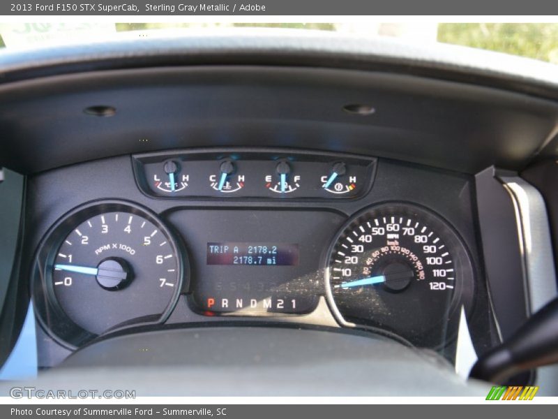 Sterling Gray Metallic / Adobe 2013 Ford F150 STX SuperCab