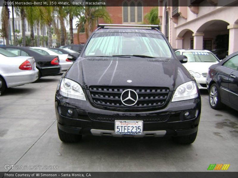 Black / Macadamia 2006 Mercedes-Benz ML 350 4Matic