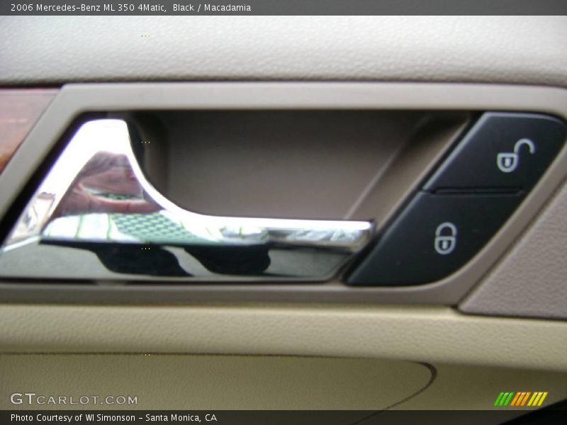 Black / Macadamia 2006 Mercedes-Benz ML 350 4Matic