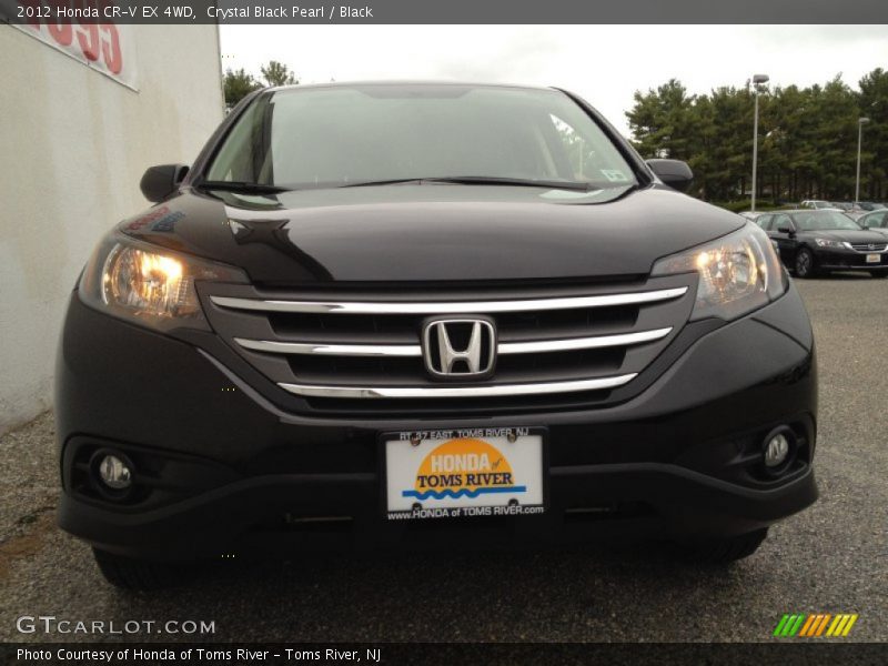 Crystal Black Pearl / Black 2012 Honda CR-V EX 4WD