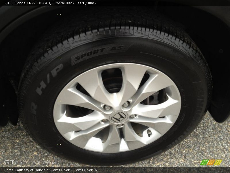 Crystal Black Pearl / Black 2012 Honda CR-V EX 4WD
