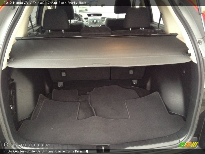 Crystal Black Pearl / Black 2012 Honda CR-V EX 4WD