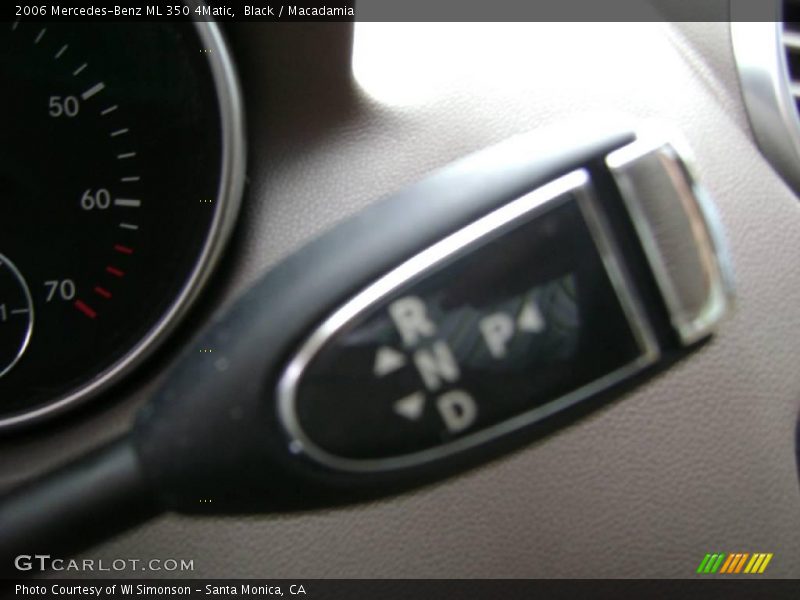 Black / Macadamia 2006 Mercedes-Benz ML 350 4Matic