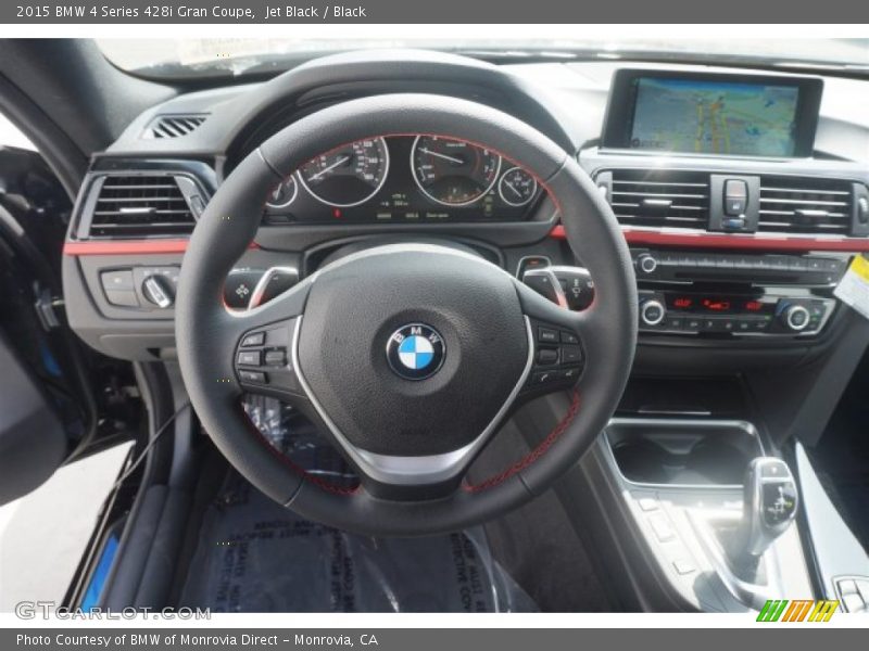 Jet Black / Black 2015 BMW 4 Series 428i Gran Coupe