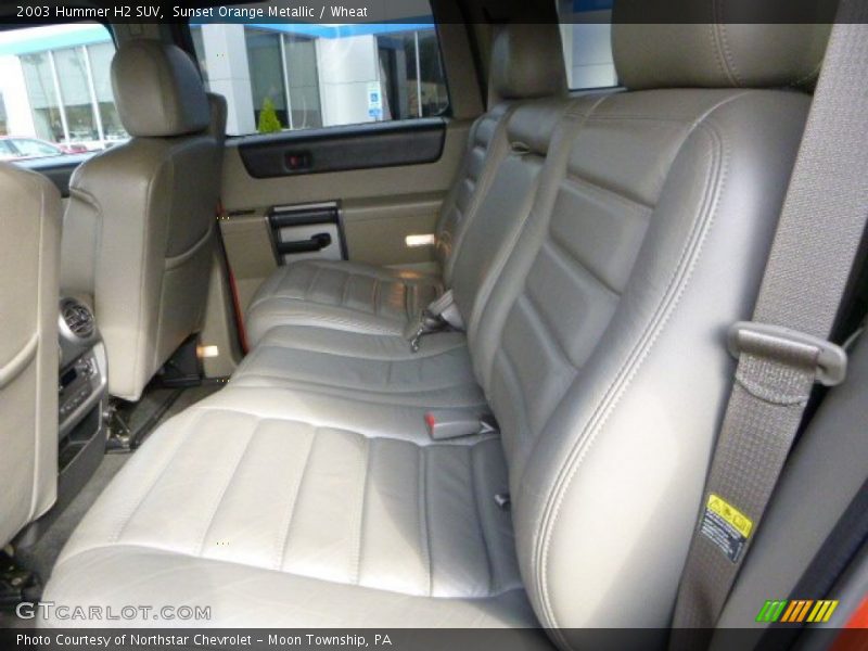 Sunset Orange Metallic / Wheat 2003 Hummer H2 SUV