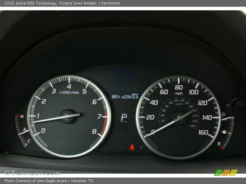 Forged Silver Metallic / Parchment 2015 Acura RDX Technology