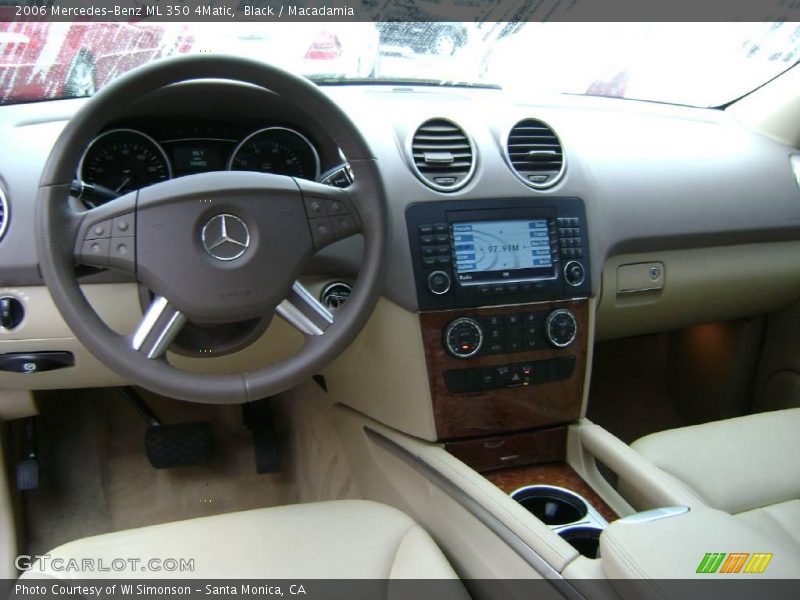 Black / Macadamia 2006 Mercedes-Benz ML 350 4Matic