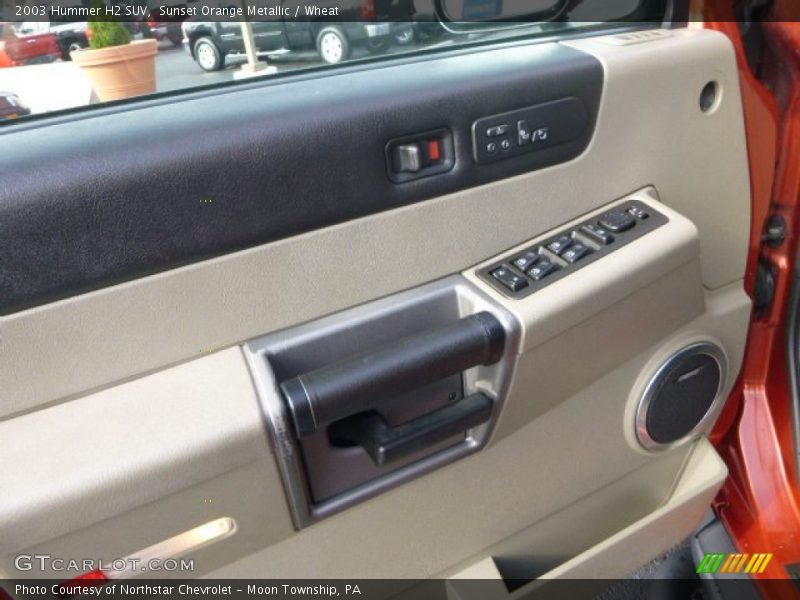 Sunset Orange Metallic / Wheat 2003 Hummer H2 SUV