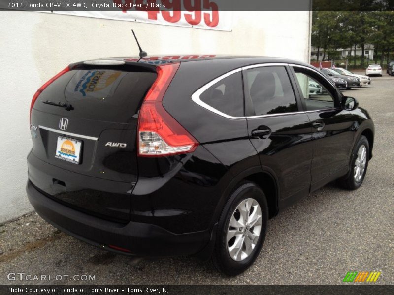 Crystal Black Pearl / Black 2012 Honda CR-V EX 4WD