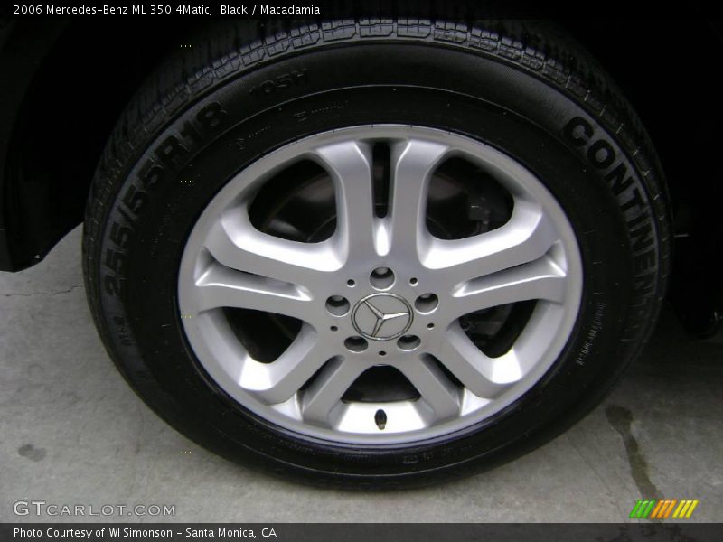 Black / Macadamia 2006 Mercedes-Benz ML 350 4Matic