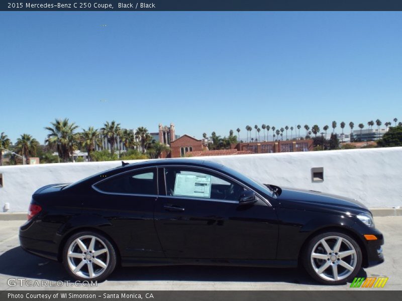 Black / Black 2015 Mercedes-Benz C 250 Coupe