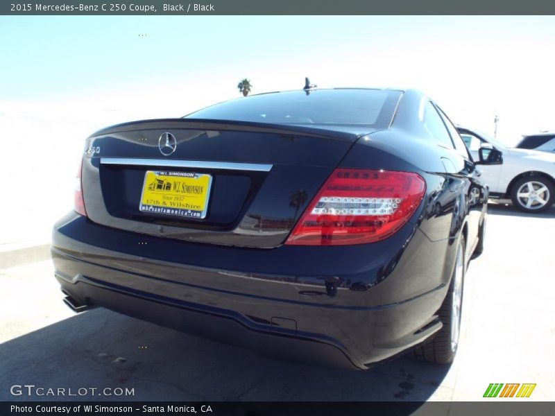 Black / Black 2015 Mercedes-Benz C 250 Coupe