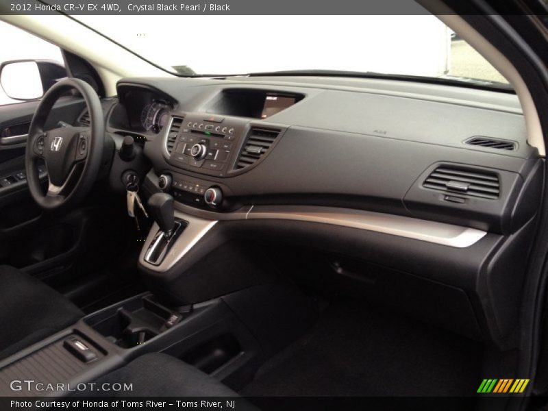 Crystal Black Pearl / Black 2012 Honda CR-V EX 4WD