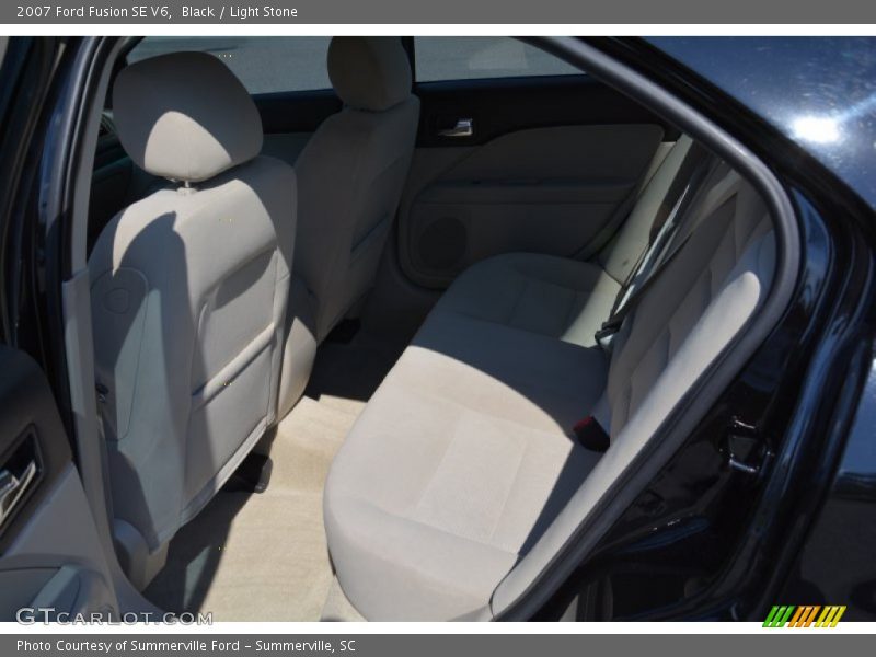 Black / Light Stone 2007 Ford Fusion SE V6