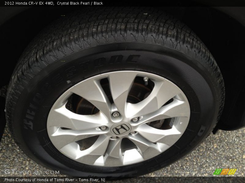 Crystal Black Pearl / Black 2012 Honda CR-V EX 4WD