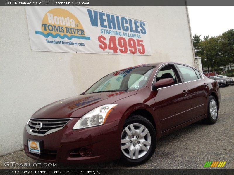 Tuscan Sun / Charcoal 2011 Nissan Altima 2.5 S