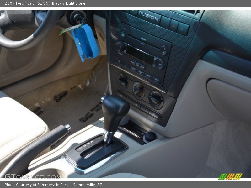 Black / Light Stone 2007 Ford Fusion SE V6