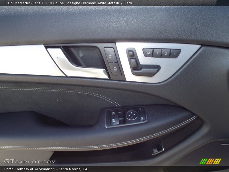 designo Diamond White Metallic / Black 2015 Mercedes-Benz C 350 Coupe