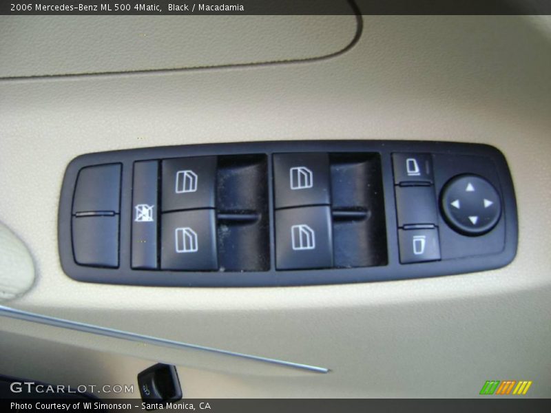 Black / Macadamia 2006 Mercedes-Benz ML 500 4Matic