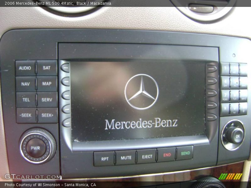 Black / Macadamia 2006 Mercedes-Benz ML 500 4Matic