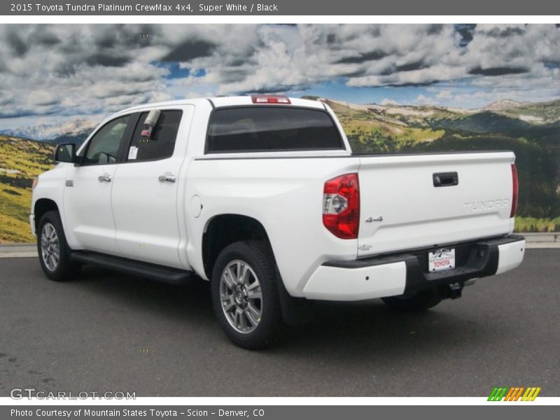 Super White / Black 2015 Toyota Tundra Platinum CrewMax 4x4