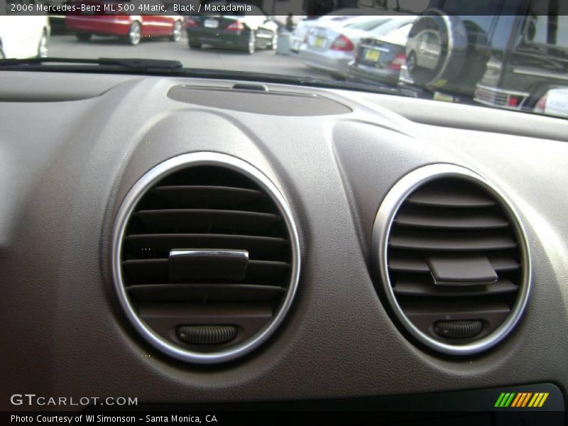 Black / Macadamia 2006 Mercedes-Benz ML 500 4Matic