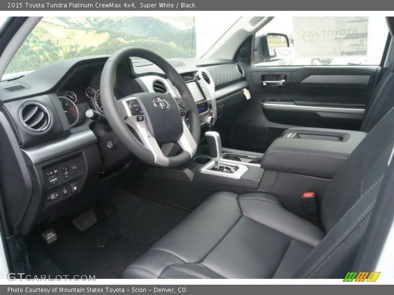 Super White / Black 2015 Toyota Tundra Platinum CrewMax 4x4