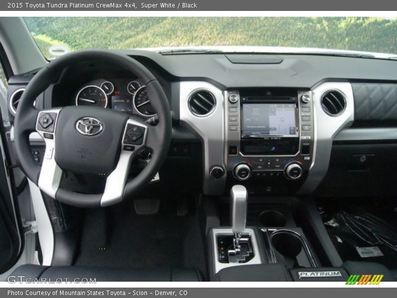 Super White / Black 2015 Toyota Tundra Platinum CrewMax 4x4