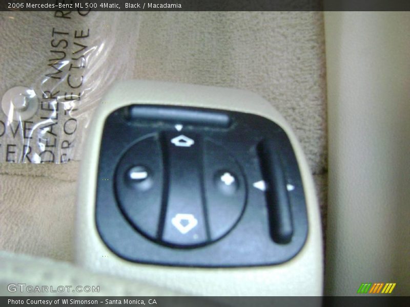 Black / Macadamia 2006 Mercedes-Benz ML 500 4Matic